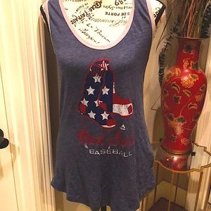 Boston Red Socks racer back tee Size medium